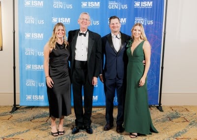 Winners standing for photo