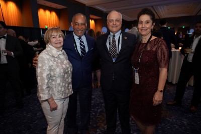 People standing posing at Richter awards