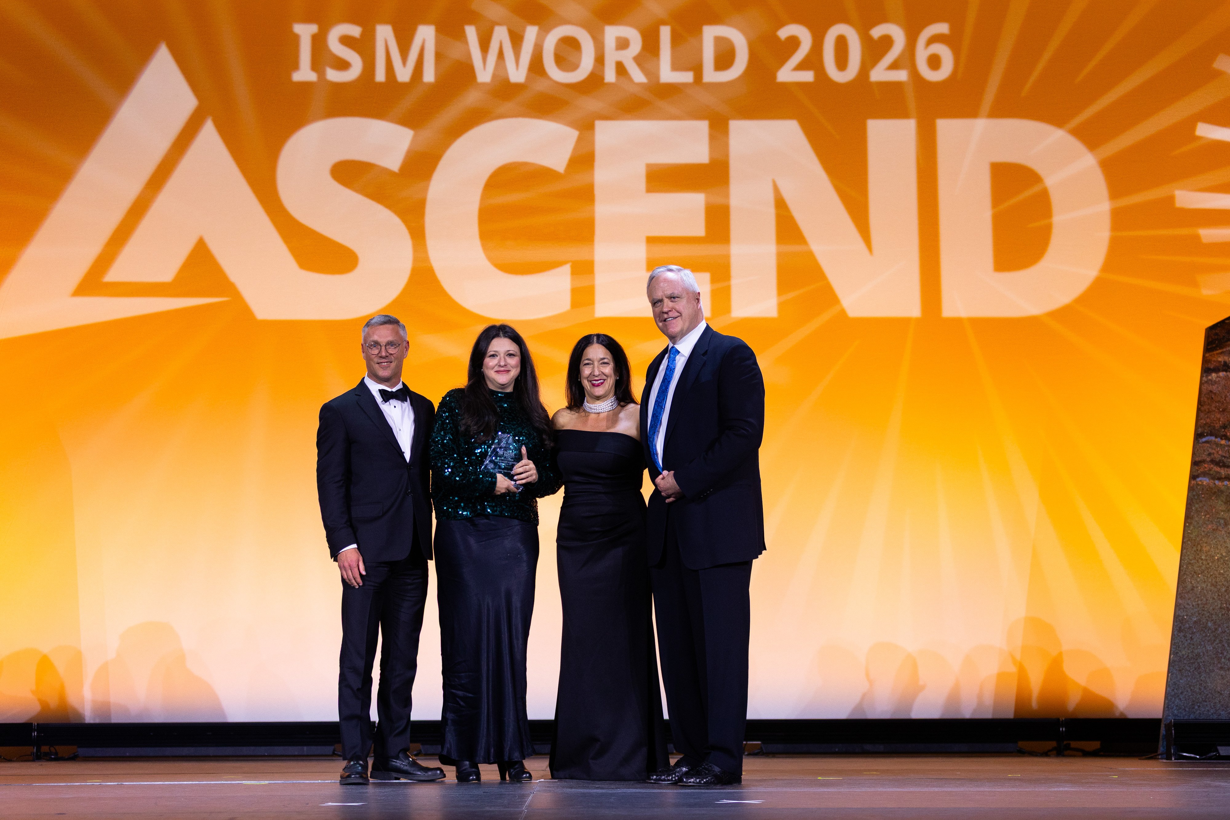 trailblazer winners on stage at ism world 2026