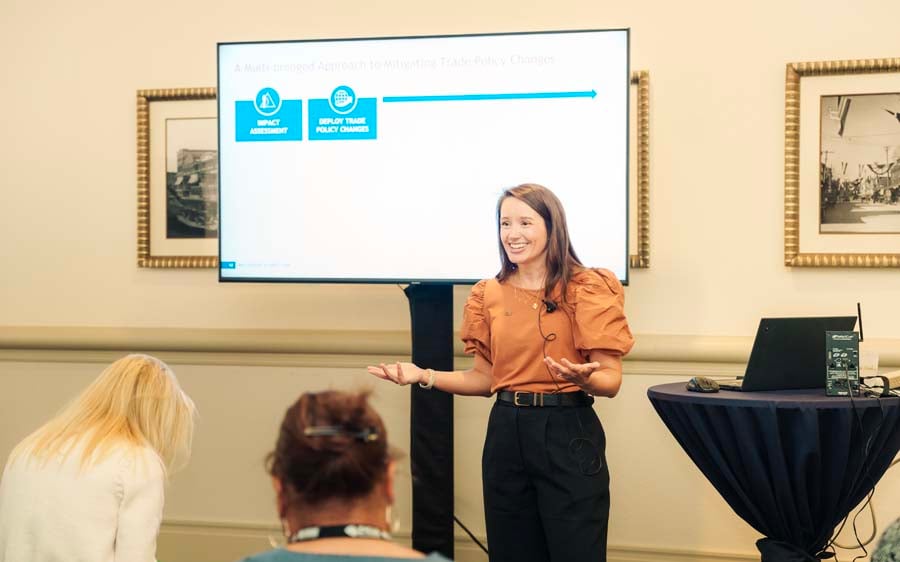 women presenting at ism world 2025