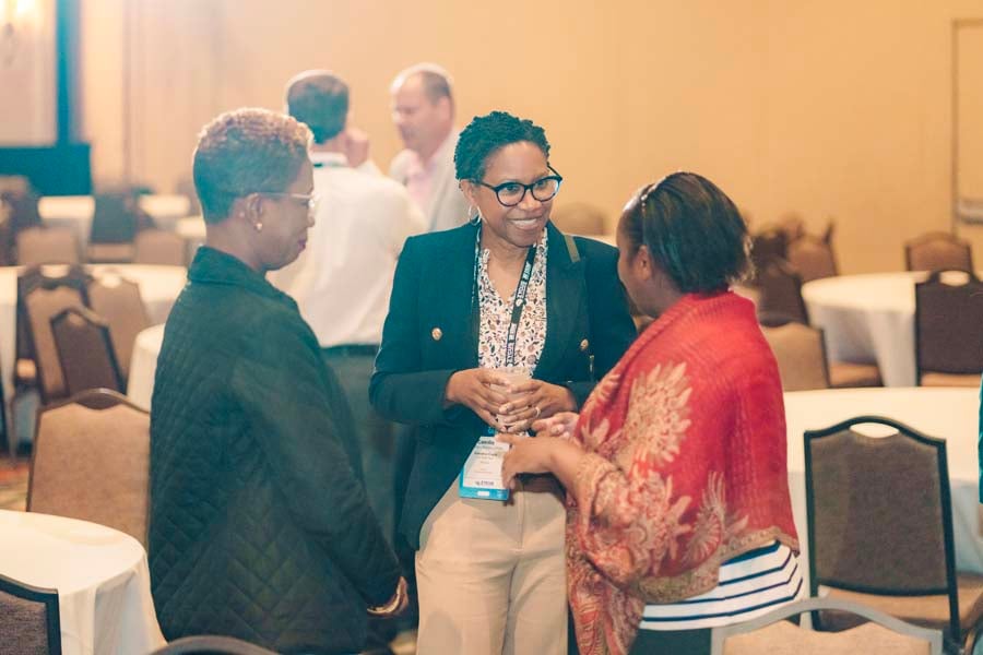 Attendees mingling at ISM World 2025