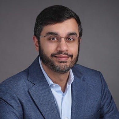 man smiling for headshot