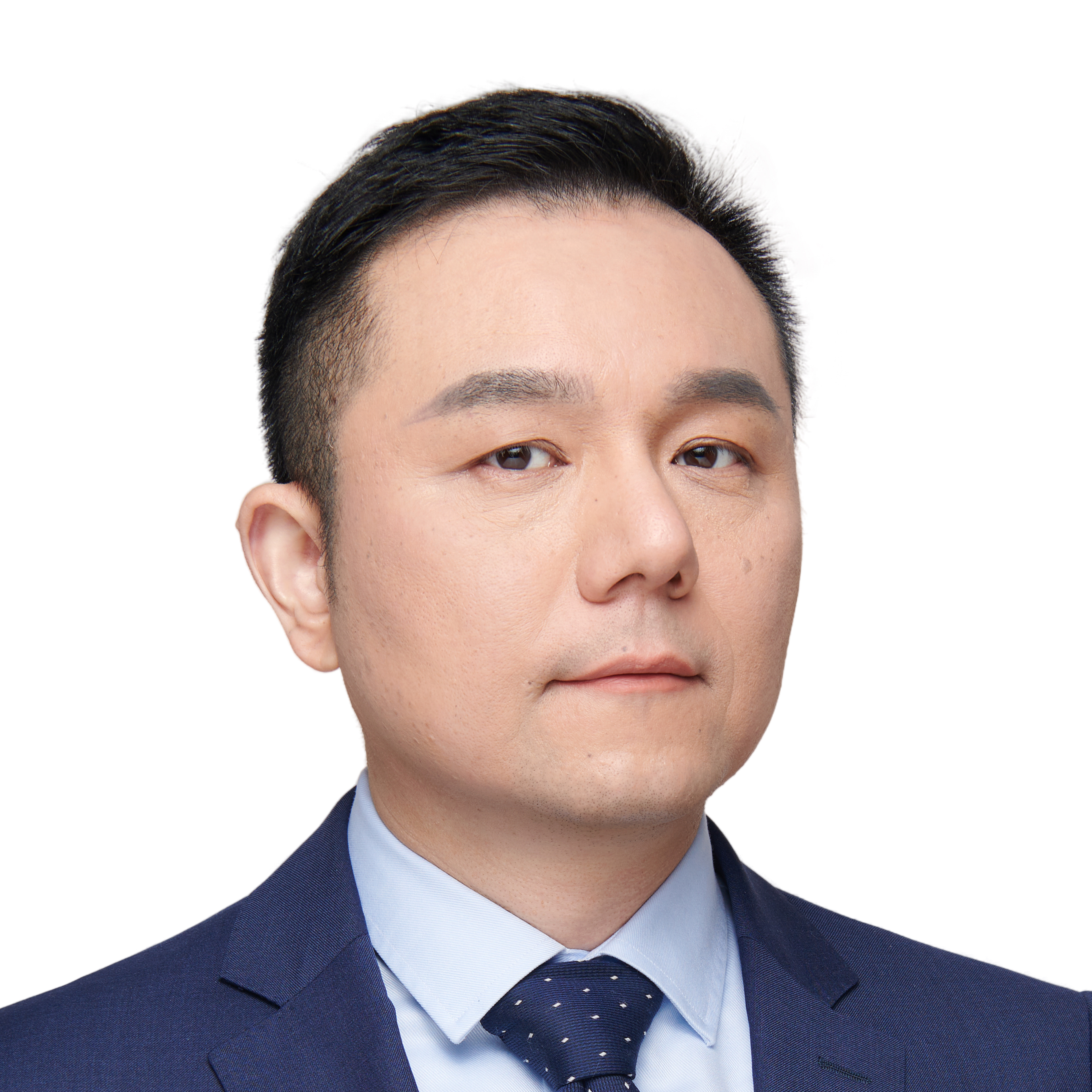 man smiling for headshot photo